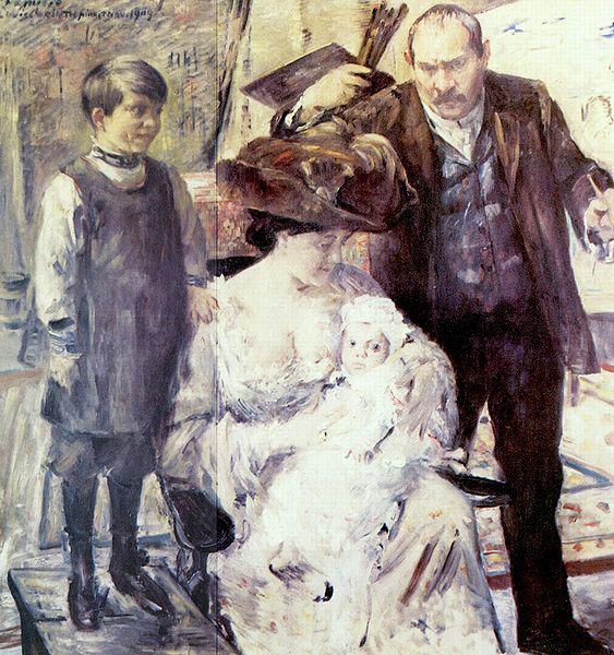 Lovis Corinth Der Kunstler und seine Familie China oil painting art